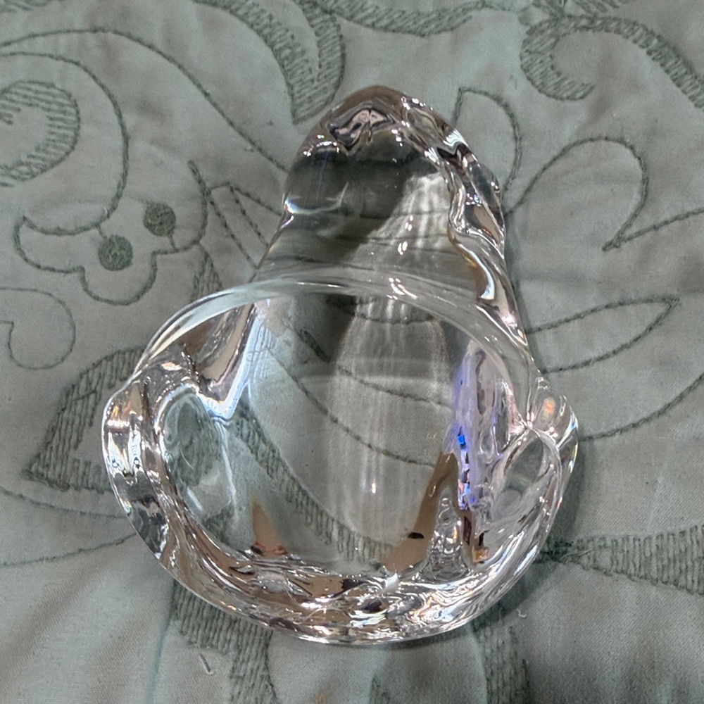 Vintage Clear Crystal Frog Figurine from Orrefors Sweden - Picture 5 of 7
